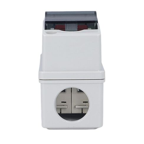 Distribution Box with Breaker Box, MCB C Type 2 Way AC 230V 400V IP65 Electrical Boxes (C20+C20) in Saudi Arabia