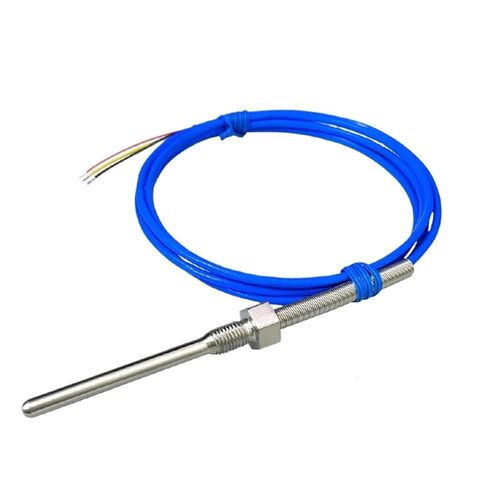 18B20 Sensor Stainless Steel Probe Threaded Digital Thermometer(L-M12-1 6-100MM) in Kuwait
