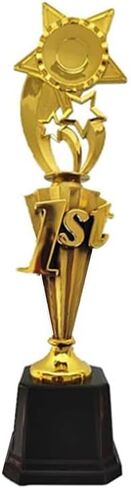 Ebonee 1st Place Gold Star Award Trophy Cup for Competitions, Funny First Place Winner Award Trophies Cup for Sports Tournaments, Recognition, Achievement, Birthday Party Games in Saudi Arabia