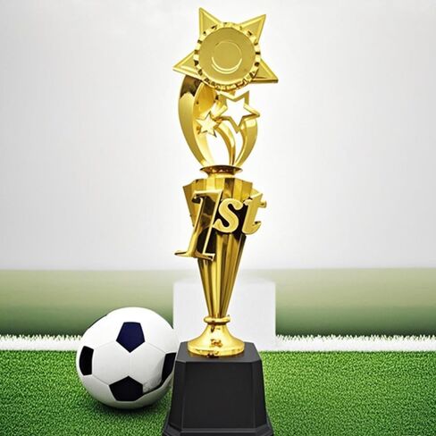 Ebonee 1st Place Gold Star Award Trophy Cup for Competitions, Funny First Place Winner Award Trophies Cup for Sports Tournaments, Recognition, Achievement, Birthday Party Games in Saudi Arabia
