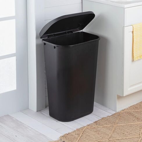 Sterilite Wastebasket SWINGTOP BLK 11 G 10759006 in Saudi Arabia