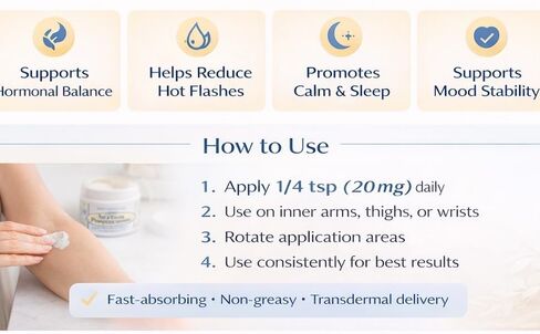 Wild Yam Progesterone Cream with Phytoestrogens Wild Yam and Chaste Tree Berry for Hormone Balance Peri Menopause and Menopausal Hot Flashes in Saudi Arabia