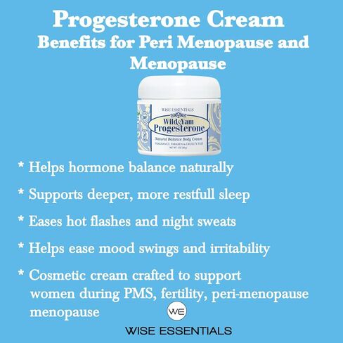 Wild Yam Progesterone Cream with Phytoestrogens Wild Yam and Chaste Tree Berry for Hormone Balance Peri Menopause and Menopausal Hot Flashes in Saudi Arabia