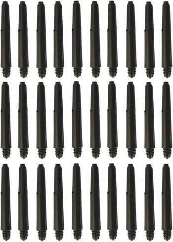10 Sets of 3 (30 Pieces) 2ba Black Nylon Dart shafts Short Size 35 mm 1 1/2" in Saudi Arabia