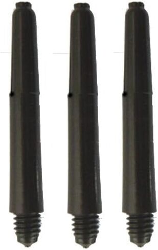 10 Sets of 3 (30 Pieces) 2ba Black Nylon Dart shafts Short Size 35 mm 1 1/2" in Saudi Arabia