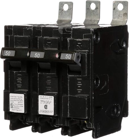Siemens B350HH 50-Amp Three Pole 240-Volt 65KAIC Bolt in Breaker in Saudi Arabia