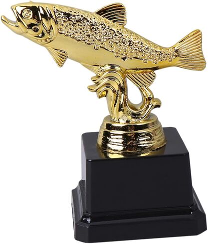 كأس Veemoon Gold Fish - قطعتان من تماثيل جائزة الصيد للمسابقات - الاحتفالات ومفضلات الحفلات in Kuwait