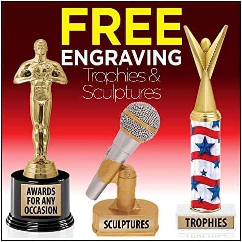 Crown Awards 5" 3D Star Piano Trophies, Custom Engraved Piano Trophy Award Prime in Saudi Arabia