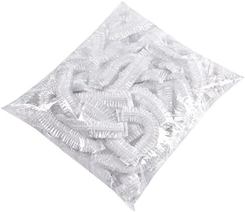 100Pcs/pack Transparent Plastic Disposable Food Storage Cover 14-35cm Stretchable Kitchen Fruit Vegetable Dust-proof Food Cover in Saudi Arabia