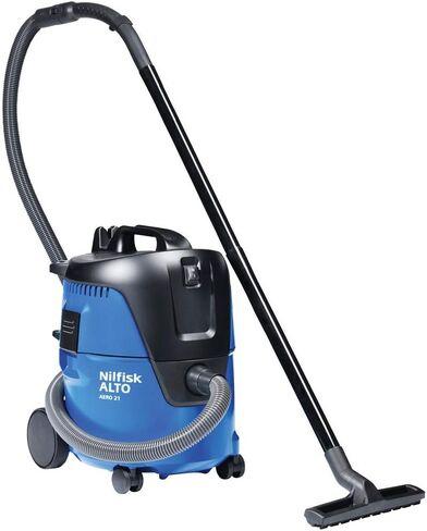 Nilfisk Alto Aero 21-01 مكنسة كهربائية رطبة/جافة سعة 5 جالون مع فلتر HEPA - نظام ترشيح بالدفع والتنظيف (107418440) in Saudi Arabia