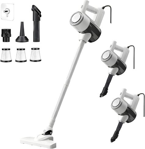 Corded Stick Vacuum Cleaner, Hardwood Floor Vacuum, 600W Powerful Hard Floor Vacuum Cleaners， Powerful Upright Corded Vacuum Cleaner Suitable for Hair, Pet Hair, Wood Floors, Tile Floors Dorm in Saudi Arabia