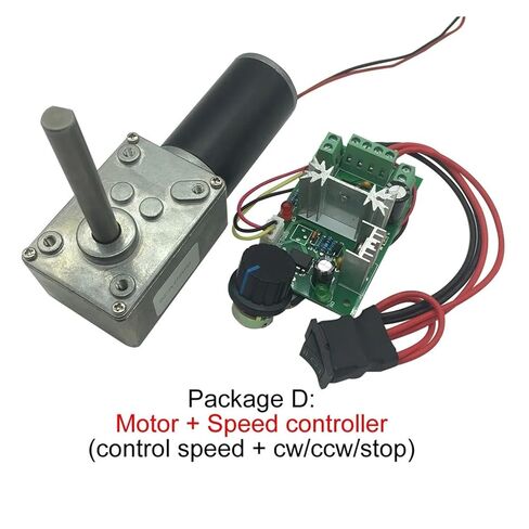 DC 24V Worm Geared Motors High Torque Volt DC Electronic Starter Reduction Electronic Starter Self-Lock 5840-31ZY packageJ 12V 10rpm in Saudi Arabia