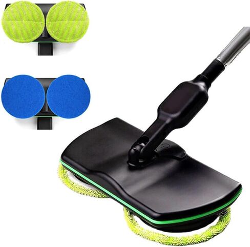 Cordless Electric Mop,Floor Scrubber and Polisher Machine,Spinning Cleaner Vacuum,Electric Mops for Floor Cleaning,Floor Buffer Polisher for Home with Replacement Pad in Saudi Arabia