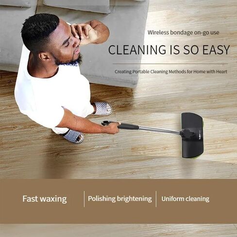 Cordless Electric Mop,Floor Scrubber and Polisher Machine,Spinning Cleaner Vacuum,Electric Mops for Floor Cleaning,Floor Buffer Polisher for Home with Replacement Pad in Saudi Arabia