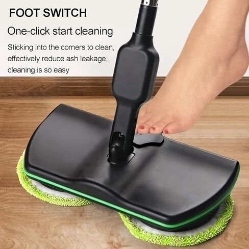 Cordless Electric Mop,Floor Scrubber and Polisher Machine,Spinning Cleaner Vacuum,Electric Mops for Floor Cleaning,Floor Buffer Polisher for Home with Replacement Pad in Saudi Arabia