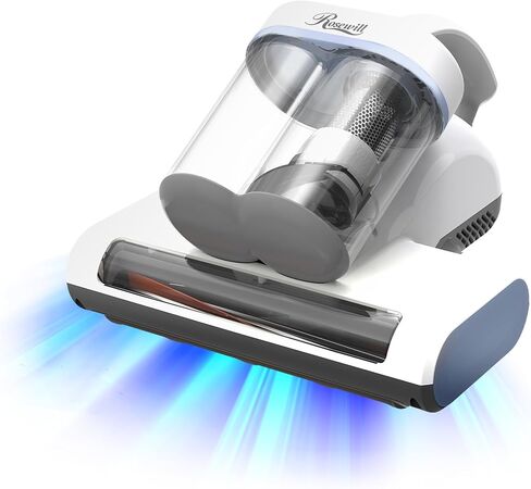 Rosewill Mattress Vacuum Cleaner: UV-C Light & High Heating Tech, 350W 13Kpa Strong Suction, Deep Cleaning Bed Handheld Vacuums for Sofa/Bed/Pet Hair, Corded - Orange in Kuwait