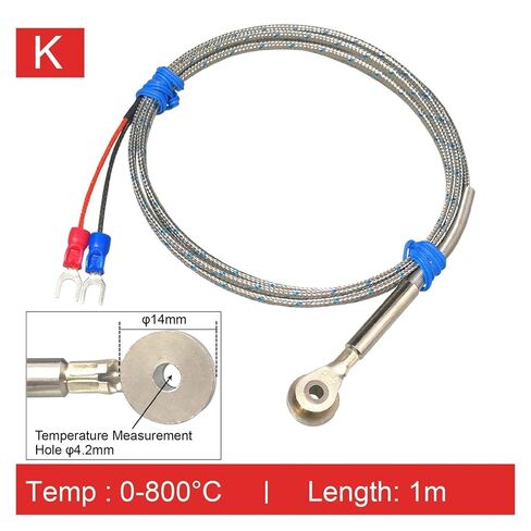 Button Type K-Type thermocouple Probe Mold Temperature Sensor(K-1M 0-800C) in Saudi Arabia