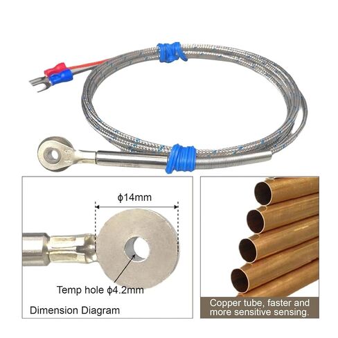 Button Type K-Type thermocouple Probe Mold Temperature Sensor(K-1M 0-800C) in Saudi Arabia