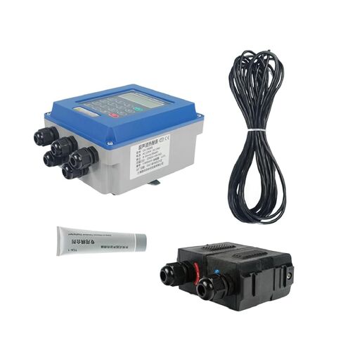 Wall-Mounted ultrasonic Flow Meter TUF-2000B RS485, 4-20mA clamp-on Water Flow Sensor(Host M Probe) in Kuwait