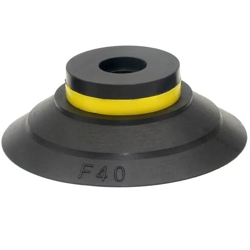10Pcs Pneumatic Vacuum Suction Cup NBR/Silicone Robotic Manipulator Nozzle Red Black VF15-VF50(VF25R) in Saudi Arabia