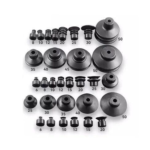 10Pcs Pneumatic Sucker Black Suction Cup 8mm Mounting Hole Machine Manipulator Accessories(6mm,DP) in Saudi Arabia
