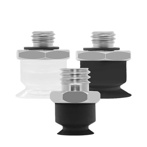 ZP3-T04/06/08/10/13/16U-A5/B5 Mini Industry Pneumatic Vacuum Suction Cup with Ring 5Pcs(ZP3-T10U-B5,Black Rubber) in Saudi Arabia