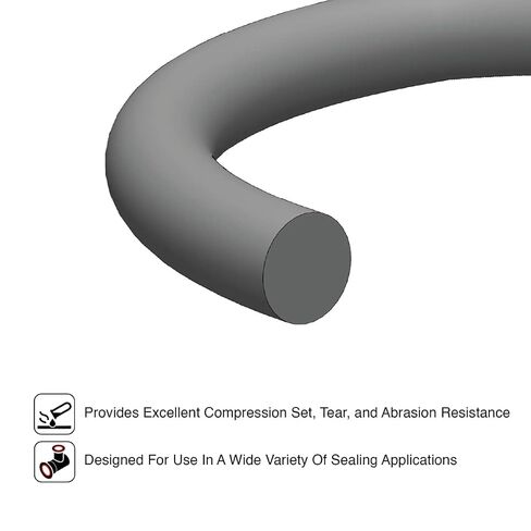 Mr O-Ring 015 Viton O-Ring - 75A Durometer, 9/16" ID, 11/16" OD, 1/16" CS, Brown (Pack of 100) in Saudi Arabia