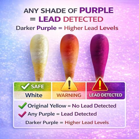 Lead Test Swabs Kit – 30 Pack Fast Lead Paint Test, No Vinegar Needed, Easy Color Change Detection for Walls, Toys, Pipes, Home Surfaces, Simple DIY Lead Testing in Saudi Arabia