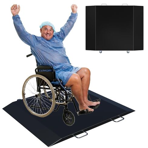 Wheelchair Scale 1000x0.1lb,Digital Medical Scalewith Extended Dual Ramp Portable for Home use in Saudi Arabia