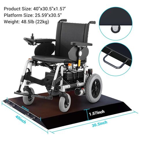 Wheelchair Scale 1000x0.1lb,Digital Medical Scalewith Extended Dual Ramp Portable for Home use in Saudi Arabia
