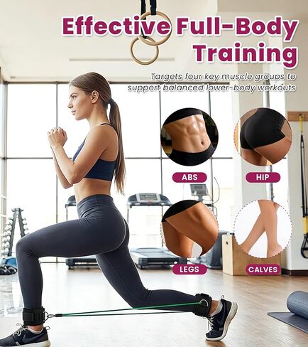 2 PCS Fitness Thigh Straps, Adjustable Neoprene Padded Fitness Leg Exercise Attachment, Leg Cuffs for Strength Training and Speed Exercises, Machines Gym Workout Speed Exercise for Taekwondo, Football, Running in Saudi Arabia