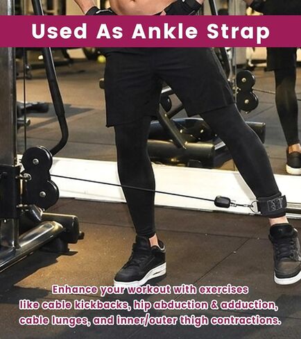 2 PCS Fitness Thigh Straps, Adjustable Neoprene Padded Fitness Leg Exercise Attachment, Leg Cuffs for Strength Training and Speed Exercises, Machines Gym Workout Speed Exercise for Taekwondo, Football, Running in Saudi Arabia