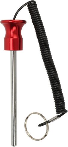 DAUZ Gym Weight Pin, Iron Aluminum Magnetic Weight Machine Pin 8x125mm for Exercise (Red Color) in Saudi Arabia