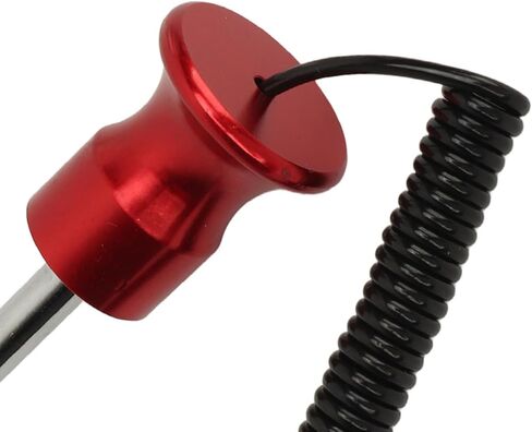 DAUZ Gym Weight Pin, Iron Aluminum Magnetic Weight Machine Pin 8x125mm for Exercise (Red Color) in Saudi Arabia