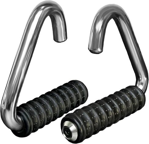 KORIKAHM Ergonomic Steel Cable Machine Attachments,Pull Up Handles, Cable Handles Gym Equipment, Exercise Handles for LAT Pull Down Home Gym Workouts in Saudi Arabia