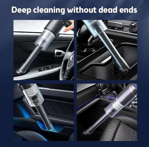 Generic 10000PA Cordless Handheld Car Vacuum Cleaner, Portable, Battery Powered, Black, D01CC0038 in Saudi Arabia