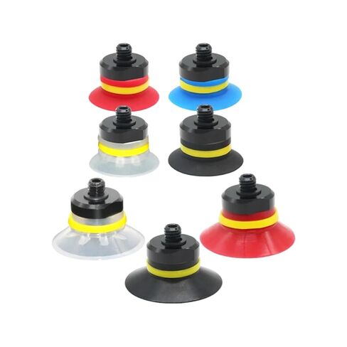 Mechanical Arm Vacuum Suction Cup VF20-M5M VF25-M5M Silicone Nozzle Industrial 1Pcs(VF25S-M5M Black) in Saudi Arabia