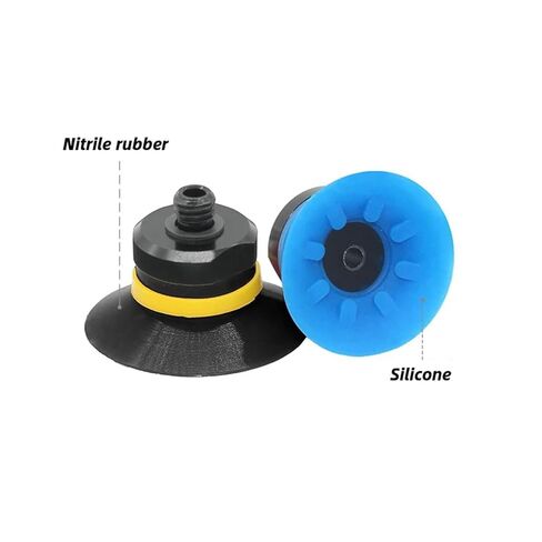 Mechanical Arm Vacuum Suction Cup VF20-M5M VF25-M5M Silicone Nozzle Industrial 1Pcs(VF25S-M5M Black) in Saudi Arabia