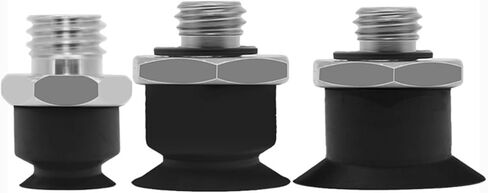 1Pcs ZP3-T04/06/08/10/13/16UMGS-A5 ZP3-T02/15/35UN/S-A3 M4 M5 Flat Anti Static Black Silicone Pneumatic Vacuum Suction Cup(ZP3-T08UMGS-A5) in Saudi Arabia