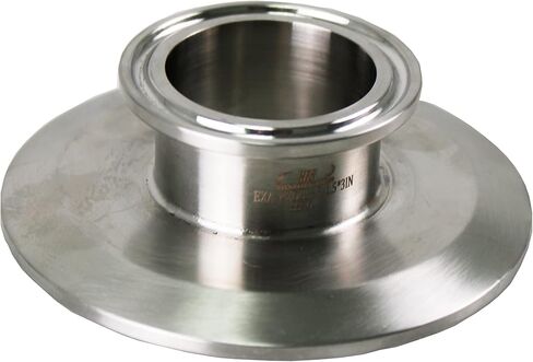 HFS(R) Tri Clamp 1.5" to 3" Flat Concentric Reducer Sanitary Fittings 304 Stainless Steel in Saudi Arabia
