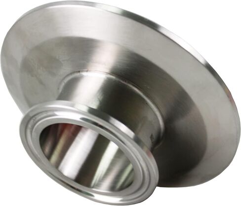 HFS(R) Tri Clamp 1.5" to 3" Flat Concentric Reducer Sanitary Fittings 304 Stainless Steel in Saudi Arabia