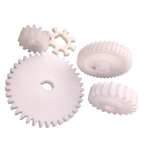 POM Plastic Gear Special-Shaped Parts Processing PA66 Spur Gear Helical Gear Transmission Wheel Precision Industrial and Agricultural Processing Parts in Saudi Arabia
