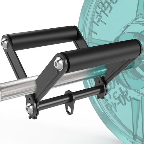 GanFindX V Bar Landmine Row Attachment T Bar Handle for Barbell Bars, Solid Mine Double,Non-Slip Rubber Grip T-Bar Row Handle for Olympic Barbell Strength Training in Saudi Arabia
