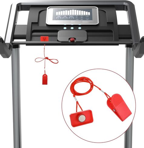 2 Pcs Treadmill Safety Key Replacement, Universal Treadmill Magnet Safety Key, 1.57"x0.59" Magnetic Emergency Stop Switch for Running Machines & Exercise Equipment (Rectangle) in Saudi Arabia