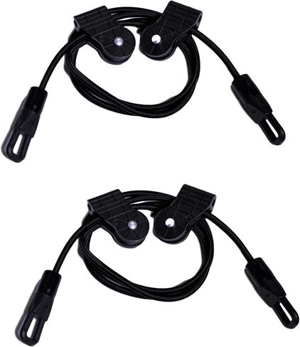Door Gym Accessories Parts, 2X 35 Pound Black Power Cords, Resistance Bands Cables in Saudi Arabia