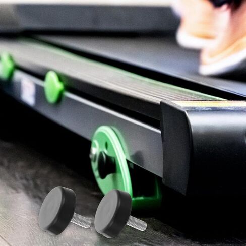 TOYANDONA 4pcs Adjustable Treadmill Feet with Mounting Bolts Leveling Support for Home and Equipment Durable Thumb Screws for Enhanced Stability and Compatibility Various Surfaces in Saudi Arabia