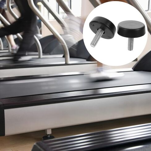 TOYANDONA 4pcs Adjustable Treadmill Feet with Mounting Bolts Leveling Support for Home and Equipment Durable Thumb Screws for Enhanced Stability and Compatibility Various Surfaces in Saudi Arabia