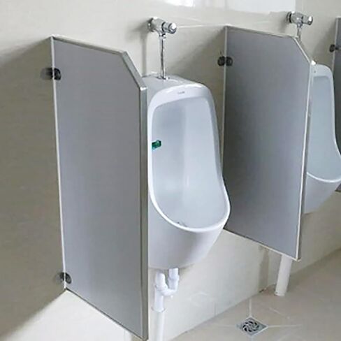 Urinal Screen Toilet Partition, Toilet Partition with Urinal Privacy Screen for Men, Wall-Mounted Wooden Partition Panel Board Urinal Baffle, Schools/Shopping Centers in Saudi Arabia