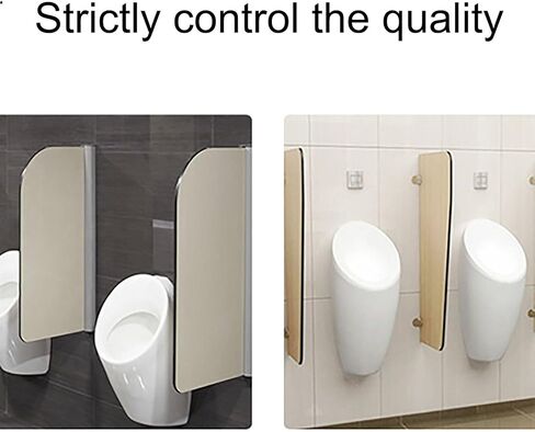 Urinal Screen Toilet Partition, Toilet Partition with Urinal Privacy Screen for Men, Wall-Mounted Wooden Partition Panel Board Urinal Baffle, Schools/Shopping Centers in Saudi Arabia