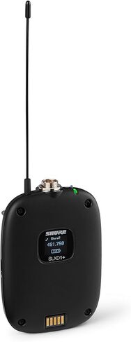 جهاز الإرسال اللاسلكي Shure SLXD1+ Bodypack - إدارة صوت احترافية بدون استخدام اليدين، قدرة ضبط واسعة، تحكم سهل في ShowLink، مسح تلقائي للقنوات، متوافق مع تكوين الأجهزة المحمولة in Saudi Arabia